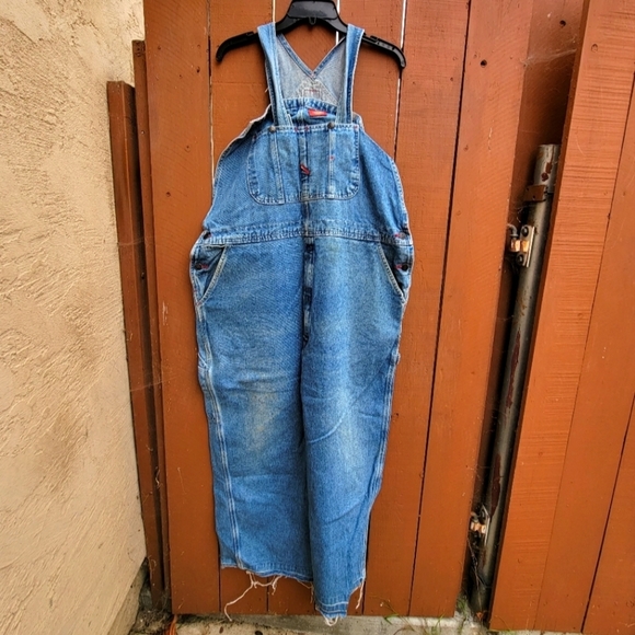 Dickies Jeans Vintage Distressed Work Dickies Overalls Coveralls